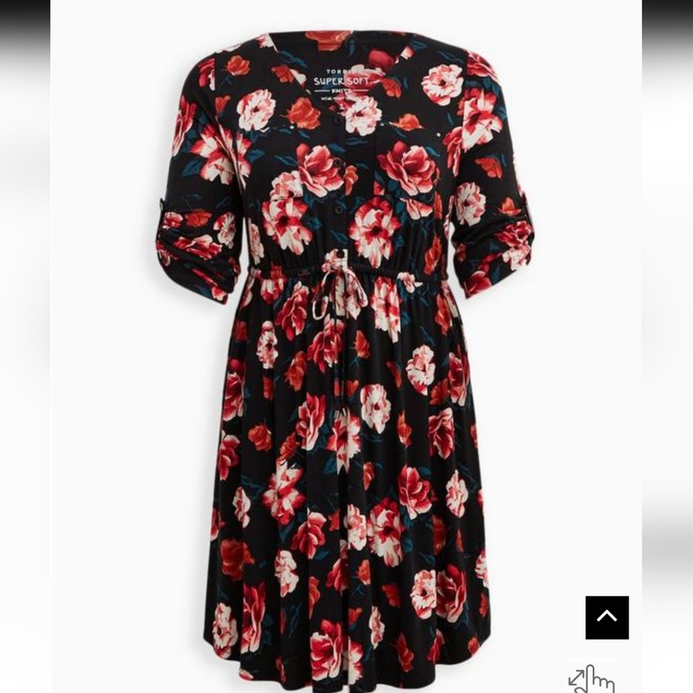 Torrid sz 5 rose dress